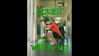 My favorite #squat warm-up exercise