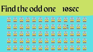 how good your eyes are?... find the odd one out