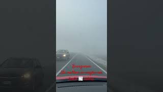 Buongiorno 🌫️ sta mattina se sveglia con tanta nebbia ⚠️