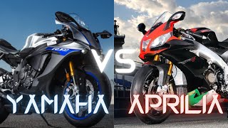 Superbike Racing 2021 | Yamaha R1 M Vs Aprilia Rsv4 RF | #shorts #sportsbikes #superbikes