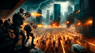 Flamethrowers & SWAT Defend City vs 5,000,000 Zombies Horde - UEBS 2