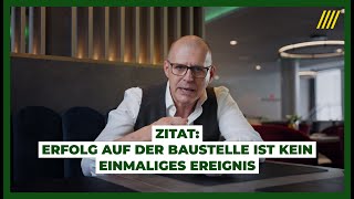 Erfolg auf der Baustelle