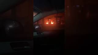 De ultimo minuto se quema bomba de gasolina de monterrico.parte 1.