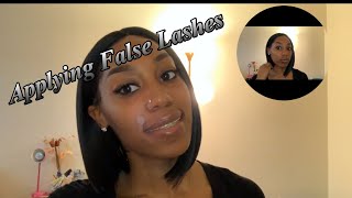 GRWM | Applying False Lashes