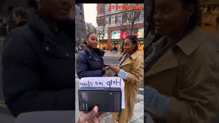 Give 1 € Get iphone 🔥🔥|| Public Reaction|| #shorts #newstatus #sthunterz