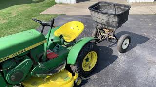 John Deere 110 Round Fender spring intro.