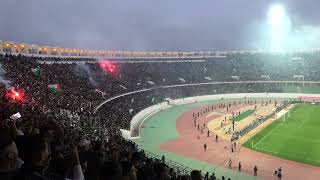 Raja Casablanca Supporters lors du match Raja vs Mouloudia Oujda  4 - 3 ,  Vamos Rca