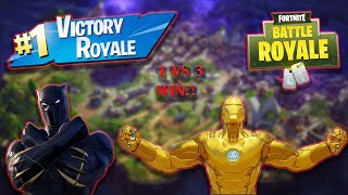 Fornite Duos 1 vs 3 Win !!  (playing with my son )