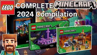 Complete 2024 Lego Minecraft Sets Compilation | Every Set Released This Year!