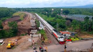 WILANGAN, Tapal batas Madiun-Nganjuk || Hunting kereta api Logawa x Malioborro Ekspres