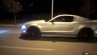 mersedes cls 5.0 vs mustang 3.7