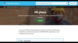 ANSES: Como pedir el crédito de $240.000 (Programa Mi Pieza)