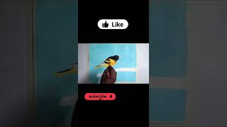 Bird Acrylic Painting || Drawing || #shorts #youtubeshorts #trending #puthaiyal