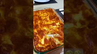 lasagna 😋 #shorts #burn #food #lasagna #youtubeshorts