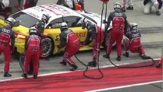 DTM 2012 Eurospeedway Lausitz| Timo Scheider Pitstop