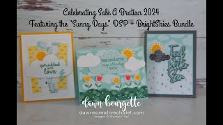 REPLAY FB Live #116 - Sale A Bration "Sunny Days DSP" + the Bright Skies Bundle