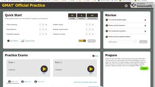 How to Access Official GMAT Practice Tests