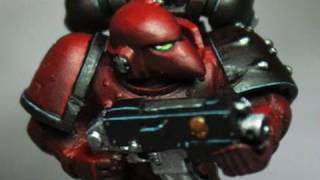 How to paint Angels Encarmine Space Marine by Lester Bursley