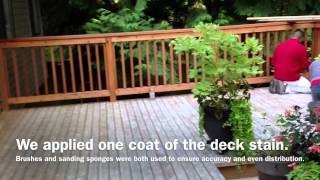 How To Stain Your Cedar Deck With Daly's Deckstain