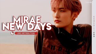 Mirae (미래소년) – New Days | Line Distribution