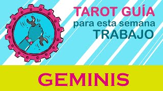 GÉMINIS - TAROT GUÍA 🔮 TRABAJO ESTA SEMANA 🔮💡⚙🔑 #tarot #trabajo #dinero #horoscopo