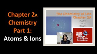 Basic Chemistry for Biology Part 1: Atoms & Ions