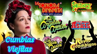 CUMBIAS PARA BAILAR TODA LA NOCHE 2024 - LOS ÁNGELES AZULES, CAÑAVERAL, YAGUARU, SONORA DINAMITA