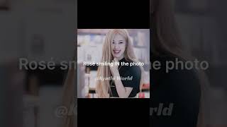 Rosé smiling FOR the photo vs smiling IN the photo #rosé #smile #kyathi_world