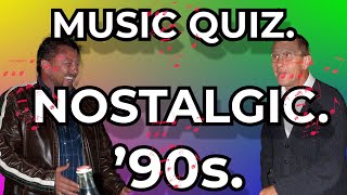 NOSTALGIC '90s. Music Quiz. Fun Selection from the '90s. Guess the Song from 10 second intro's.