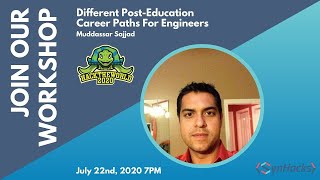 Different Post-Education Career Paths For Engineers [HACK THE WORLD 2020]