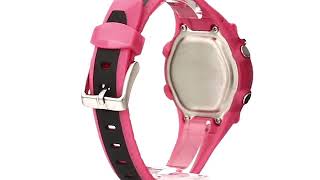 Armitron Sport Women's 45/7063PNK Digital Chronograph Black and Pink Resin Strap Watch Reviews