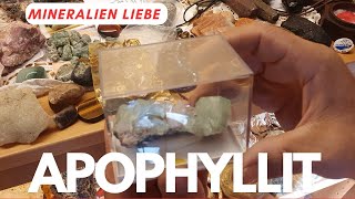 Apophyllit aus der Mineralklasse der SIlikate - Aus Mineralien Sammlung