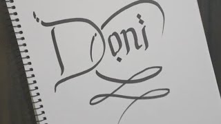 Calligraphy - Doni