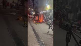 直擊 - 朗屏 合成單車 疑似維修電動單車時起火爆炸 一鋪還清