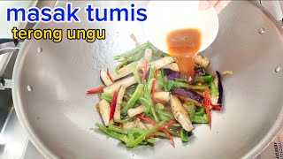 cara masak tumis terong ungu ala taiwan|| masakan ala  taiwan