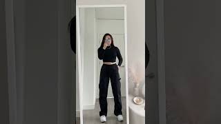 the best baggy pants for short girlies 🖤 #shorts #outfitideas #pants