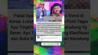 LUCU AYU TINGTING DITEGUR GA PAKAI KERUDUNG VIRAL #beritaartis #beritaviral #gosipartis #gosip