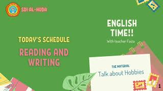 5th grade english lesson - Talk About hobbies