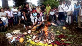 Ceremonia Pago a los nahuales  Lugar: Takuzcalku 2019