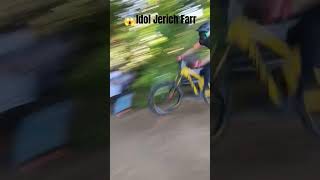 Jerich Farr dropping in Harvey's drop #shortviral #shortyoutube #downhill #downhillracing #shorts