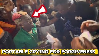 Portable Zazoo Crying as He Begs Pastor He Slapped For Forgiveness😂