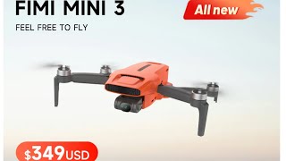 Fimi Mini 3 | xiaomi Fimi Mini 3 Drone with 4K Recording And 32Min Of Flight Time