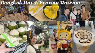 BANGKOK, THAILAND DAY 4: The floating market and the Erawan Museum elephant statue + great food!