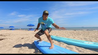 Learn How to Pop Up on a Surfboard Before You Learn to Surf Cocoa Beach