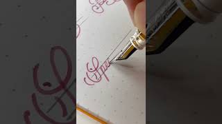 Specialty - handwriting with fountain pen #signature #satisfying #cursive #art #calligraphy