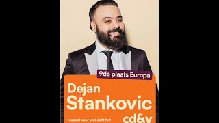 Dejan Stankovic, kandidaat voor de Europese verkiezingen, 9de plaats cd&v