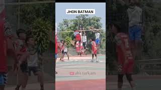 JHON BATMAN 🔥#shortvideo #volleyballtarkam #volleyballkampung #volleyballterbaru #ahstarkam #voli