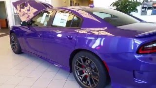 Plum Crazy Pearl Challenger & Charger Hellcats at Yucca Valley Dodge 2/14/16