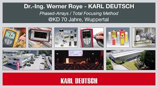 Phased-Arrays / Total Focusing Method – Vortrag von Dr. Ing. Werner Roye – KARL DEUTSCH