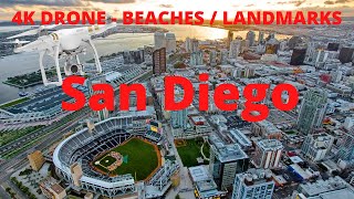 San Diego California | Drone Video Of Beaches, Downtown, La Jolla, Coronado, America Finest City